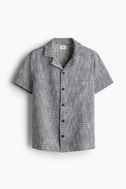 Camisa resort en tejido texturizado Regular Fit - H&m фото 7