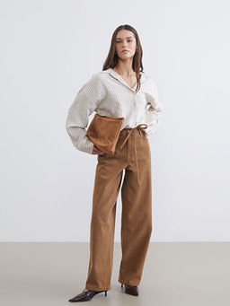 Baggy Fit Kad?n Jean Pantolon