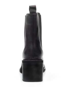 01-E21B-1A BLACK Ботинки демисезонные женские (натуральная кожа, байка) - Фабричный китай фото 12