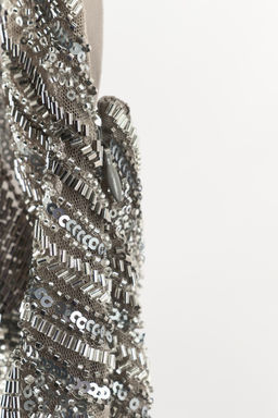 LONG EMBROIDERED DRESS - Zara фото 8