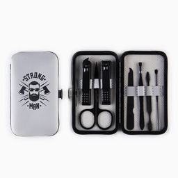 Маникюрный набор 7 предметов Strong man, 10.8×6.7 см