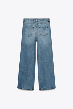 ZW COLLECTION RELAXED FIT MID-RISE JEANS - Zara фото 13