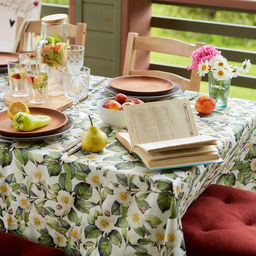 Скатерть Этель Camellia, размер 145?220 см, хлопок 100%, саржа 190 г/м?