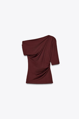 ASYMMETRIC POLYAMIDE TOP - Zara фото 38
