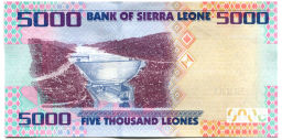 Банкнота 5000 леоне 2021 года Сьерра-Леоне