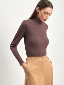 Водолазка из трикотажа - Emka фото 3