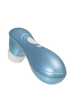 Вакуум-волновой бесконтактный стимулятор клитора Satisfyer PRO 2, силикон, голубой, 15 см.