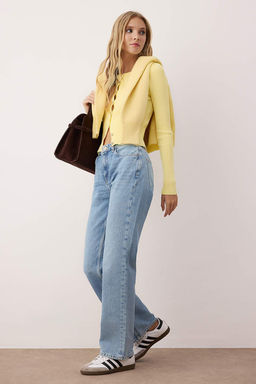 Mavi Yuksek Bel Duz Paca Straight Jeans TWOAW26JE00245