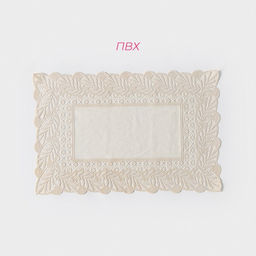 Набор салфеток ажурных для стола Доляна, 4 шт, 4630 см, ПВХ, цвет бежевый  фото 2