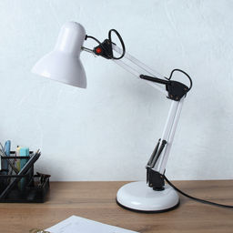 Светильник настольный 54 см белый / 811-A / Ex27 /уп 12/ - ГалеонТрейд фото 2