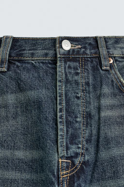 BERMUDA DENIM STRAIGHT FIT / Azul / Verde - Zara фото 10