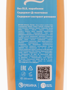 Шампунь детский, аромат сливочный пломбир, 250 мл, Коты аристократы