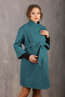 Пальто для беременных 18610-887 (малахит)