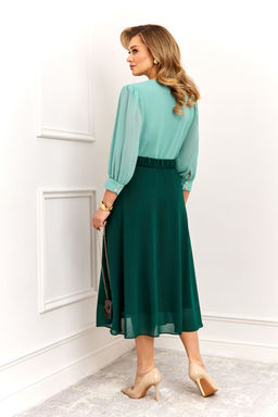 Платье AGATTI 6001-1 Бирюзово-изумрудны