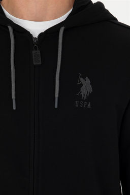 Свитшот мужской U. S. Polo Assn черный из хлопка - U.s. polo assn фото 14