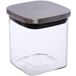 Банка стеклянная 450мл "Хай-Тек" с металлической крышкой