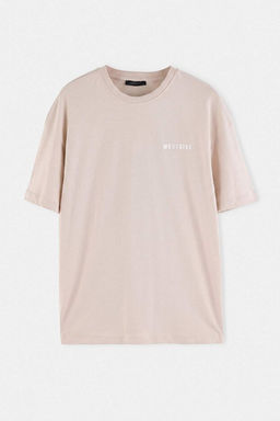 Ta_ Oversize Fit Slogan Bask_l_ %100 Pamuk T-Shirt TMNSS26TS00081 - Trendyolmilla фото 2