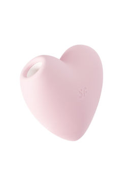 Вакуум-волновой бесконтактный стимулятор клитора Satisfyer Cutie Heart, силикон, розовый  фото 7