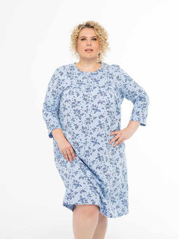 Ночная сорочка женская, цвет голубой