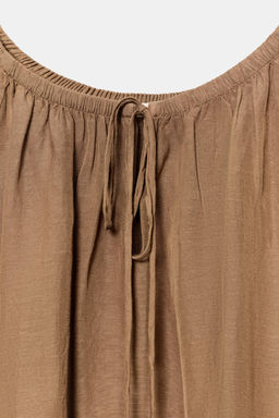 BLUSA CON LINO ZW COLLECTION / Toffe - Zara фото 7