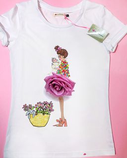 Эксклюзивная футболка Yana Pletneva упаковка плотный Zip пакет!