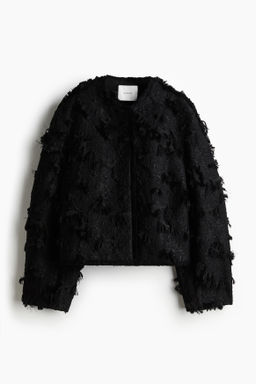 Chaqueta en tejido jacquard