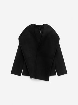 Blazer en mezcla de lana de doble faz