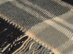 Плед НЗ 100% шерсть 140*200 цв. 21.58 серый (Узбекистан)