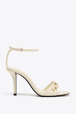 BOW HEELED SANDALS - Zara фото 6