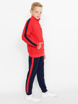 CRB wear/CWJB 90204-26 Костюм для мальчика (толстовка, брюки),красный/Ex.Cherubino  фото 3
