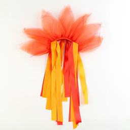 Карнавальный ободок «Лучистое солнце», красно-оранжевый