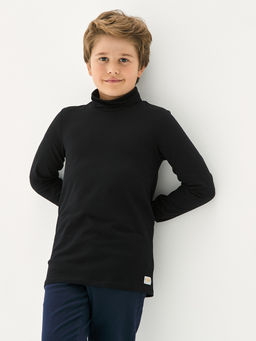 Черная водолазка для мальчика - Kogankids фото 5