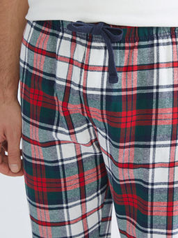 Standart Kal?p Ekose Erkek Pijama Alt