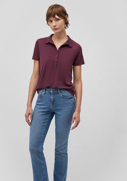 Mor Polo Tisort - Mavi фото 2