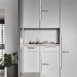 Ручка профильная мебельная торцевая CAPPIO RP100WH, L=600 мм, белая