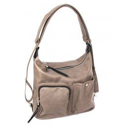 Сумка женская искусственная кожа ADEL-260 (рюкзак change) . 1отдел+кар/пер, капучино 260916