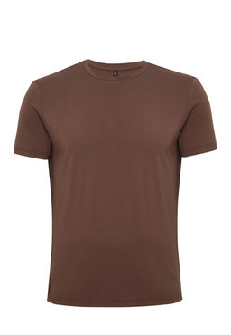 Футболка мужская короткий рукав GREG G145-V-70265 (кофейный)  фото 4