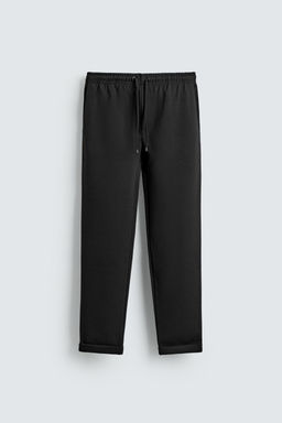 PANTAL?N CINTURA JOGGER EASY CARE / Negro - Zara фото 8