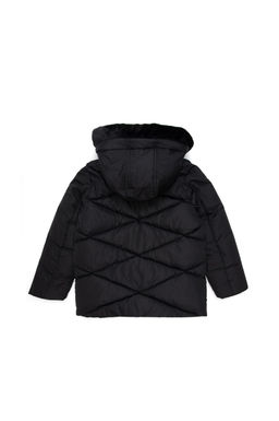 Черное пальто для мальчика - U.s. polo assn фото 2