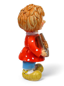 Садовая фигура из полистоуна «Домовичок Счастья», 28×11×13 см