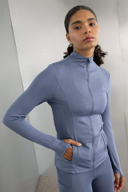 DeFactoFit Slim Fit Dar Kesim Fermuarl? H?rka  фото 2