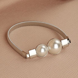 Цена за 2 шт. Подхват для штор Жемчужные круги, 31,5 см, цвет серебряный - Арт узор фото 2