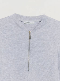 Джемпер на молнии из хлопка / Zarina