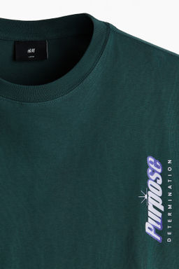 Camiseta estampada Relaxed Fit - H&m фото 9