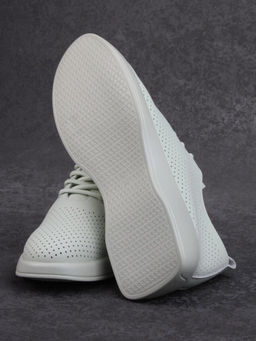 03-YD8-3D LT. GREEN Полуботинки женские (натуральная кожа)