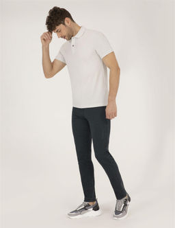 Koyu Ye_il Slim Fit Jean Pantolon