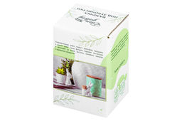 Вазочка п/зубочистки 4,5*5*8 см "Зайчик белый"