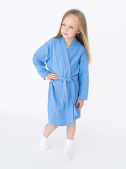 Халат детский голубой