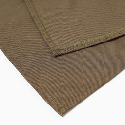 Фартук кухонный «Этель» Minimalist design, 60×70 см, лён 45%, хлопок 55%, 395 г/м², зелёный