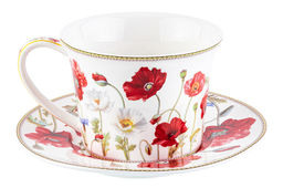 Чайн. пара 2 пр. 270 мл 12,5*9,5*7 см Маки NEW BONE CHINA - Elan gallery фото 6